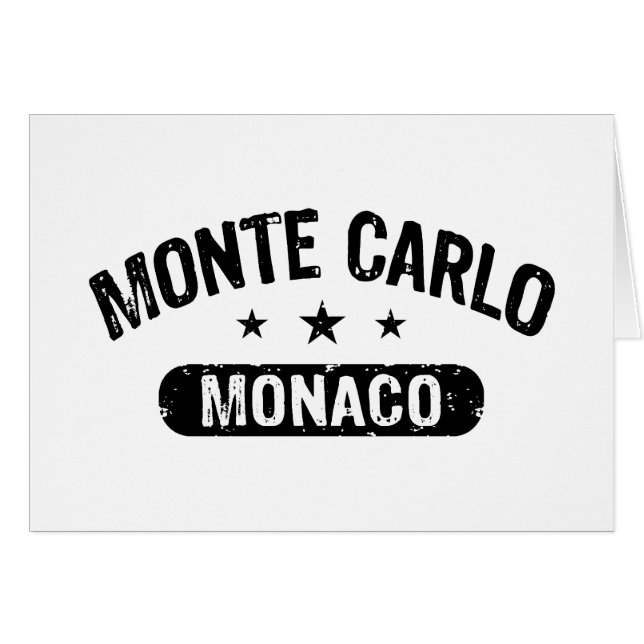 Cartão Monte Carlo (Frente Horizontal)