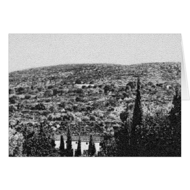 Cartão Monte Carmelo, CA 1900 (Frente Horizontal)