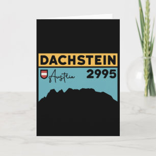 Cartão Monte Dachstein Ramsau Styria Áustria Esqui Caminh
