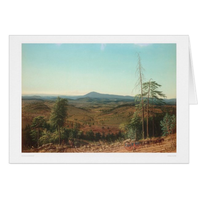 Cartão Monte de Mokelumne, Calaveras County, CA (0133A) (Frente Horizontal)