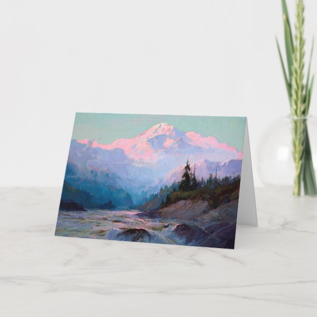 Cartão Monte McKinley | Sydney Mortimer Laurence (Frente)