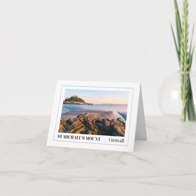 Cartão Monte São Miguel, Cornualha (Frente)