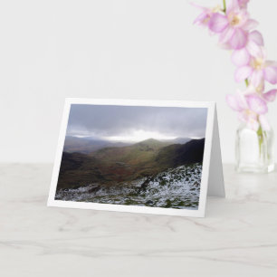 Cartão Monte Snowdon, Parque Nacional Snowdonia, País de