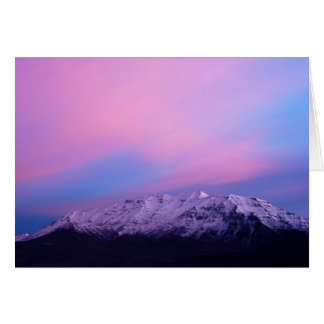 Cartão Monte Timpanogos
