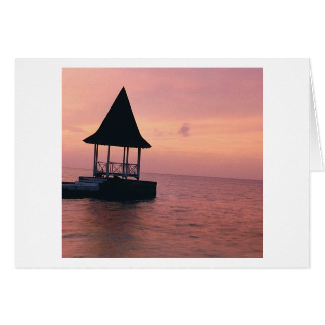 Cartão Montego Bay Jamaica (Frente Horizontal)