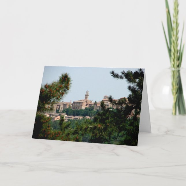 Cartão Montepulciano, Italy (Frente)