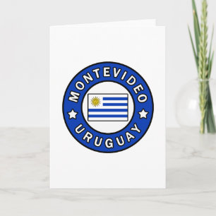 Cartão Montevideo Uruguai