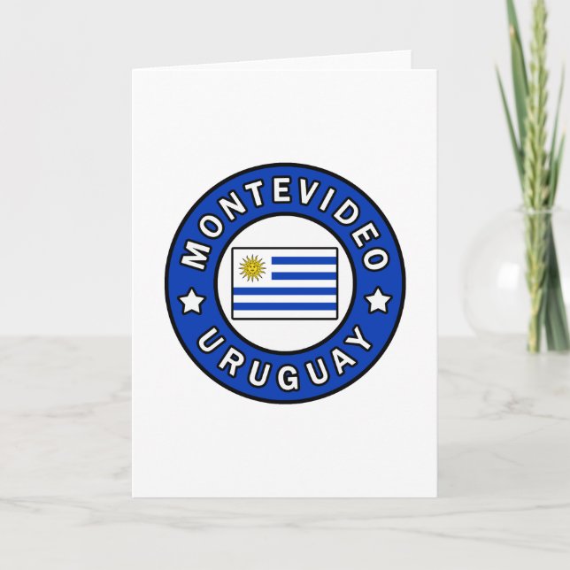 Cartão Montevideo Uruguai (Frente)