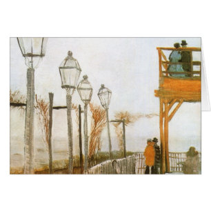 Cartão Montmartre por Vincent van Gogh, belas artes do