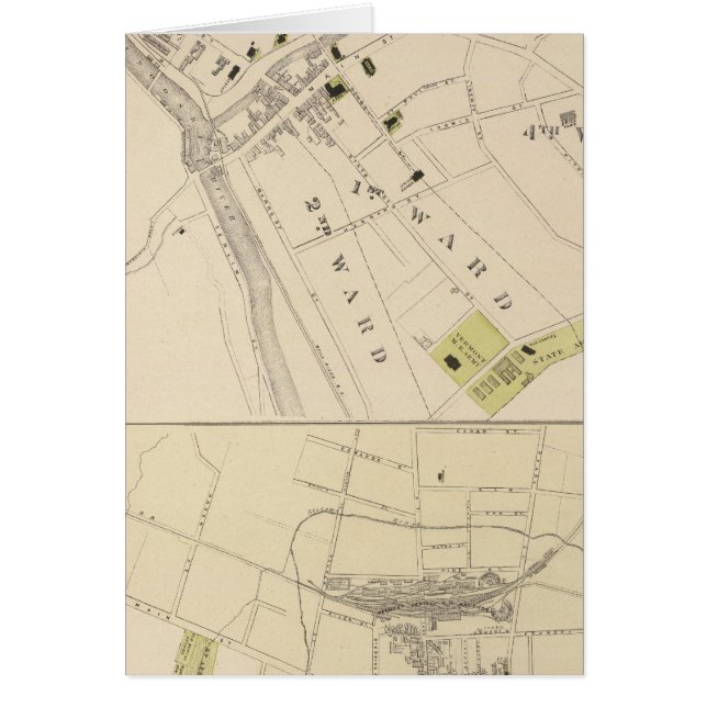 Cartão Montpelier e Ruas Albans (Frente)