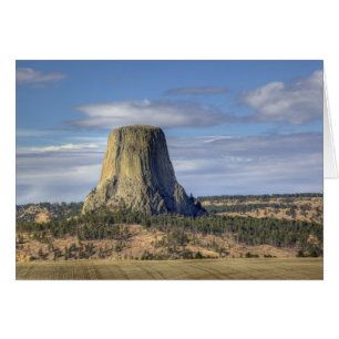 Cartão Monumento Nacional Devils Tower