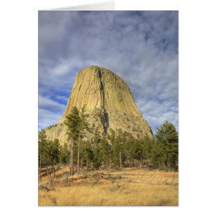 Cartão Monumento Nacional Devils Tower