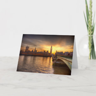 Cartão Monumentos   Big Ben & Houses do Parlamento