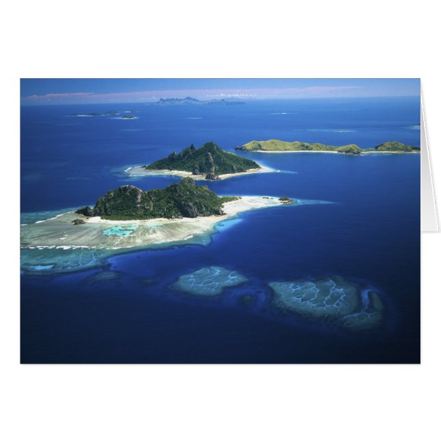 Cartão Monuriki, Monu e Yanuya, Ilhas Mamanuca (Frente Horizontal)