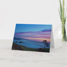 Cartão Moody Blues - Ecola State Park sunset