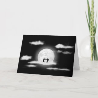 Cartão MOON DANCING Greeting Card