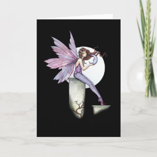 Cartão Moon Fairy Greeting Card de Molly Harrison