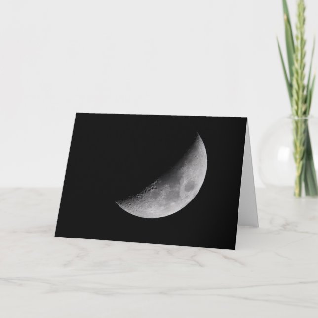 Cartão Moon greeting card (Frente)