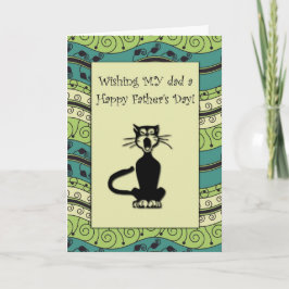 Cartão .::MoonDreams::. Happy Father's Day Cat