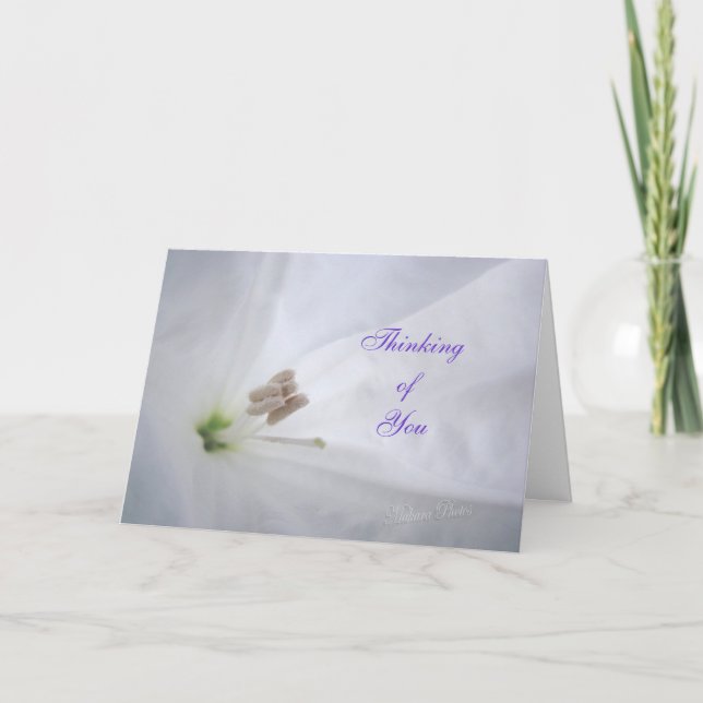 Cartão Moonflower #7 - vazio ou personalização (Frente)