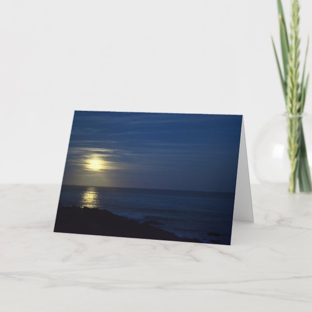 Cartão Moonglow - Blank Greeting Card (Frente)