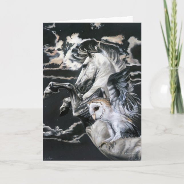 Cartão Moonlight's Embrace (Frente)