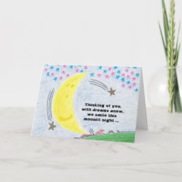 Cartão Moonlit Dreams New Baby Card