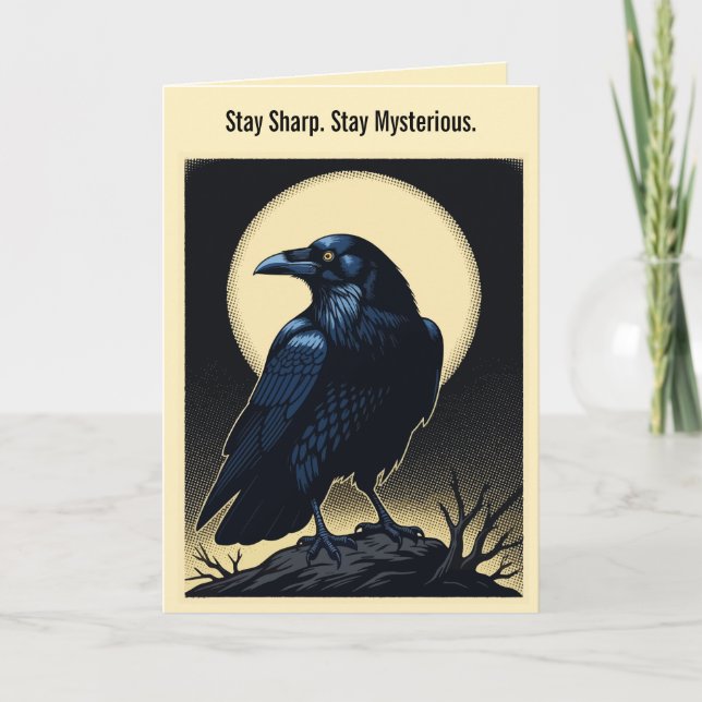 Cartão Moonlit Sentinel (Frente)