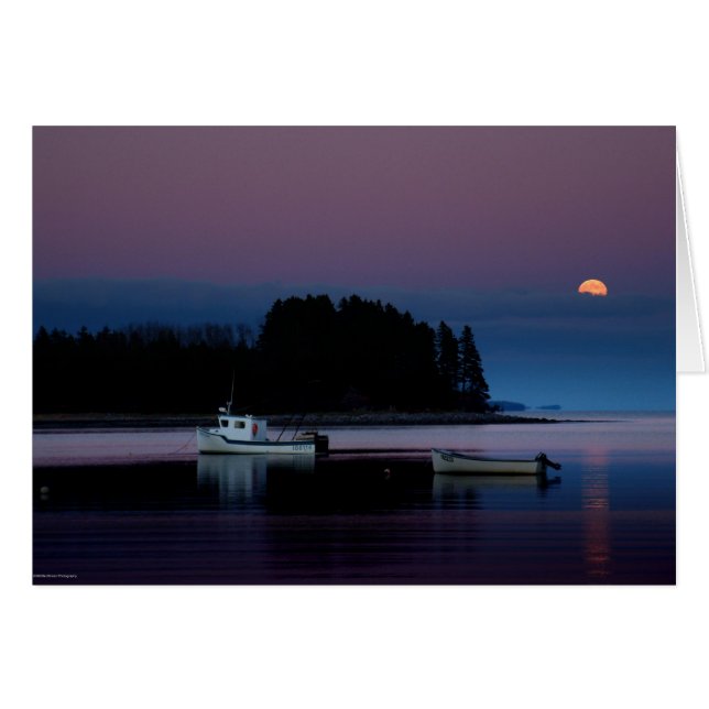 Cartão Moonrise (Frente horizontal)