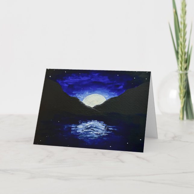 Cartão Moonrise Greeting Card (Frente)