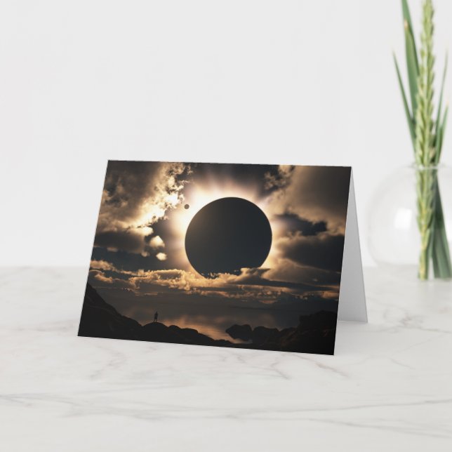 Cartão Moonshadow Greeting Card (Frente)