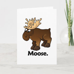 Cartão Moose Moose.