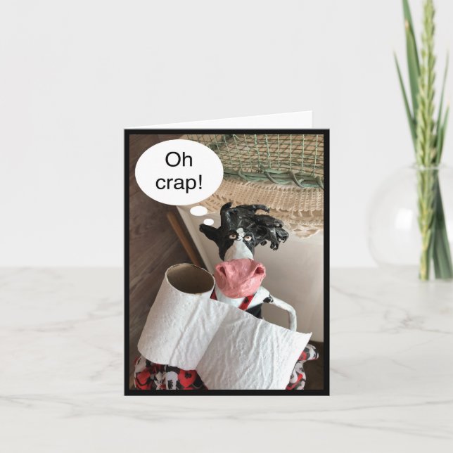 Cartão Mootilda knows we all need help (Frente)