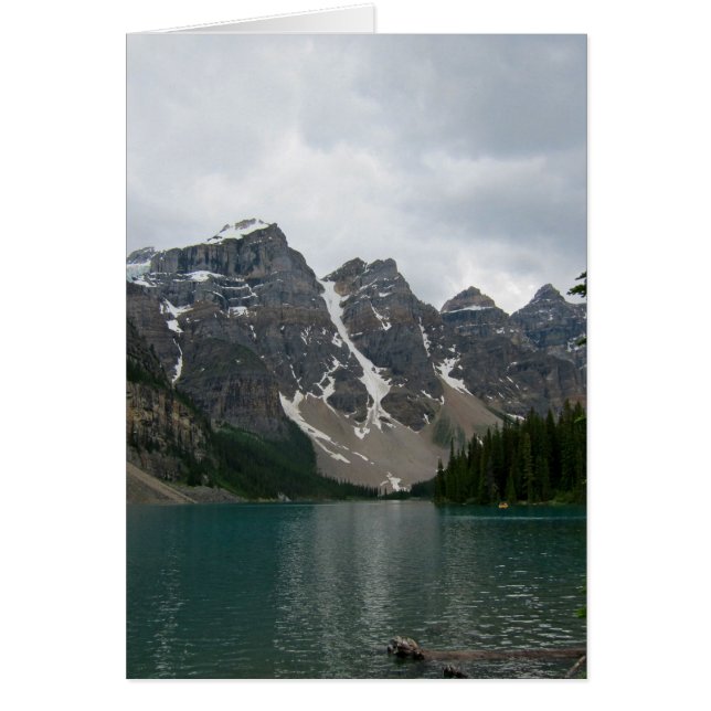 Cartão Moraine Lake Alberta Canada (Frente)