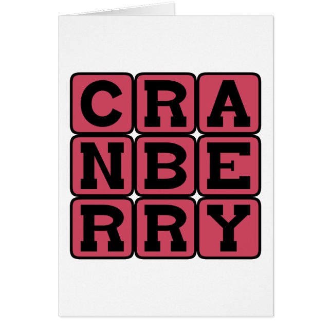 Cartão Morango, Fruta (Frente)