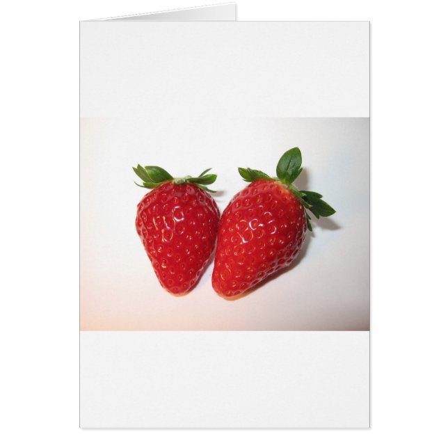 Cartão Morangos (Frente)