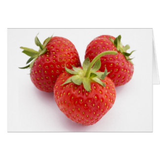 Cartão Morangos