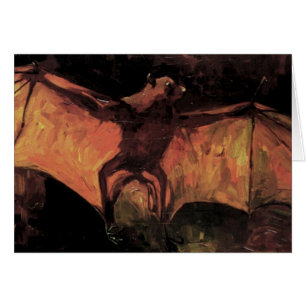 Cartão Morcego Raposo Voador por Vincent van Gogh