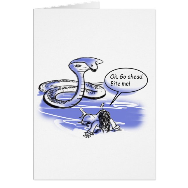 Cartão Morda-me (Frente)