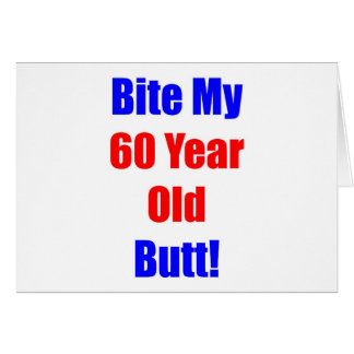 Cartão Mordida 60 meu bumbum