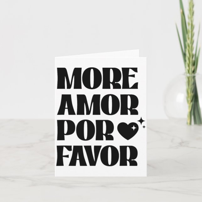 Cartão More Amor R Favor Retro Love Valentine Aestheti  (Frente)