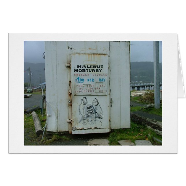 Cartão Morgue do alabote (Frente Horizontal)