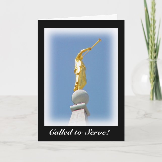 Cartão Mormon Missionary: Called to Serve Greeting Card (Frente)