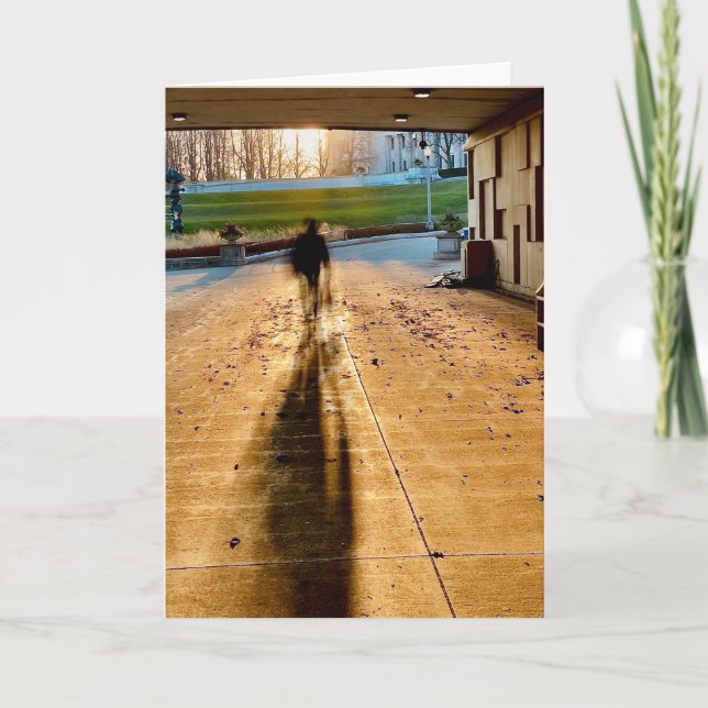 Cartão Morning stroll through the Chicago Museum Campus (Frente)