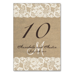 Cartão MORNO rústico da mesa do casamento do laço