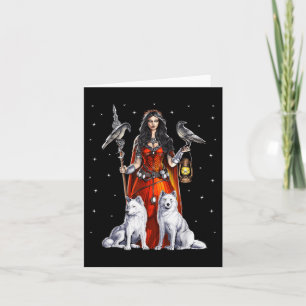 Cartão Morrigan Deusa Celta Mitologia Pagan Deidade De W