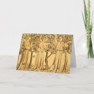 Cartão Morris - Processando Anjos, belas artes,