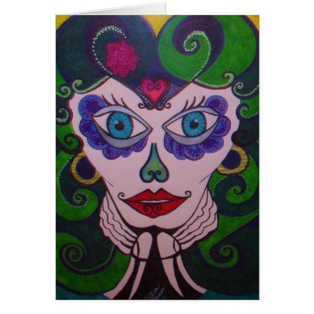 Cartão "Morte bonita " (Frente)