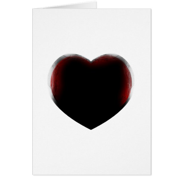 Cartão Morte de coração (Frente)
