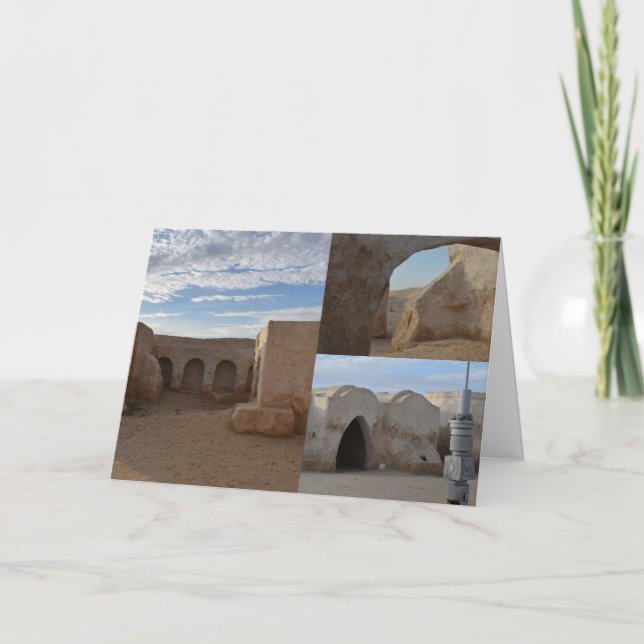 Cartão Mos Espa on planet Tatooine  Birthday card (Frente)